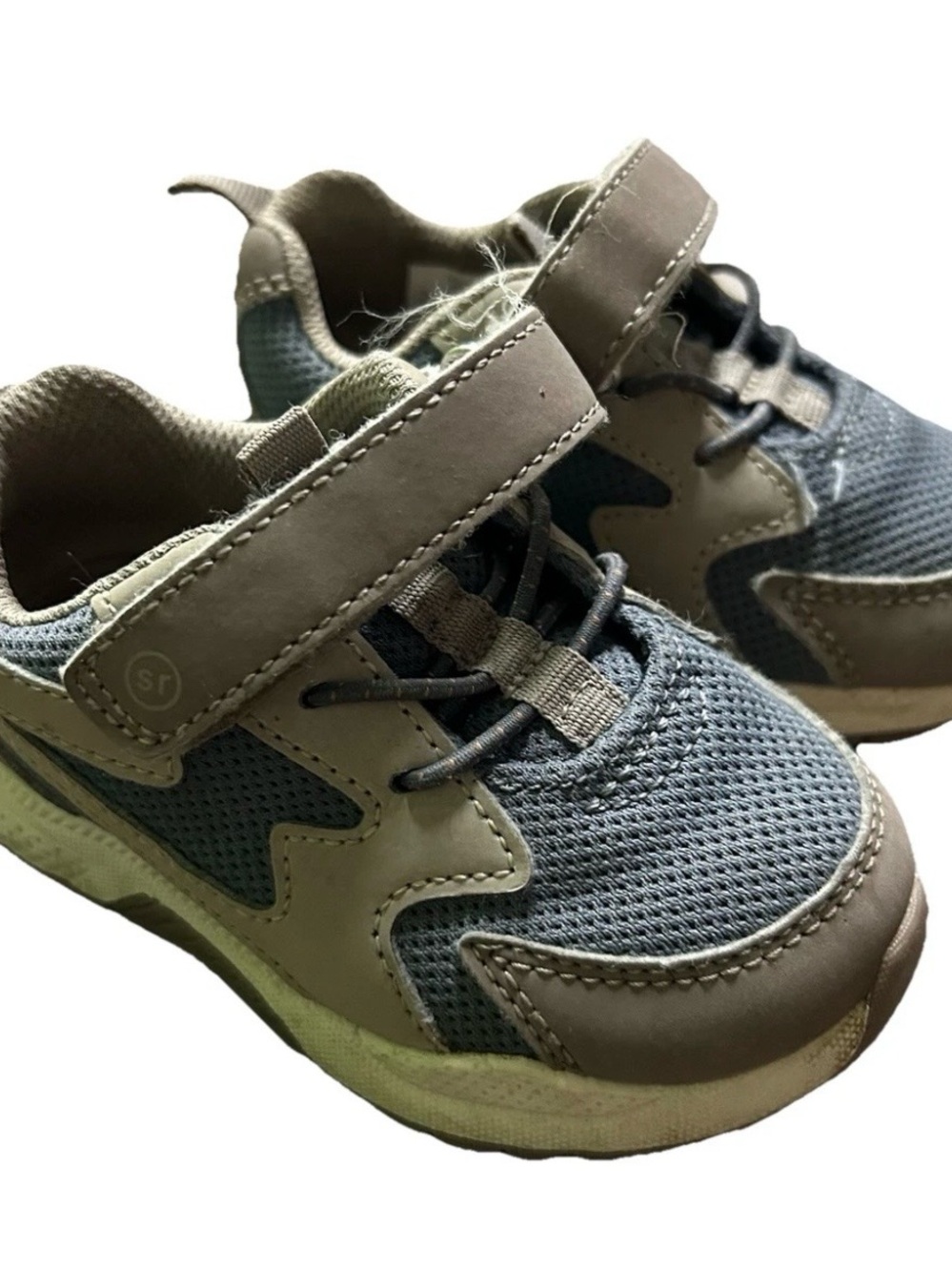 Toddler Boy Stride Rite Electro Sneakers Hook & Loop Size 6